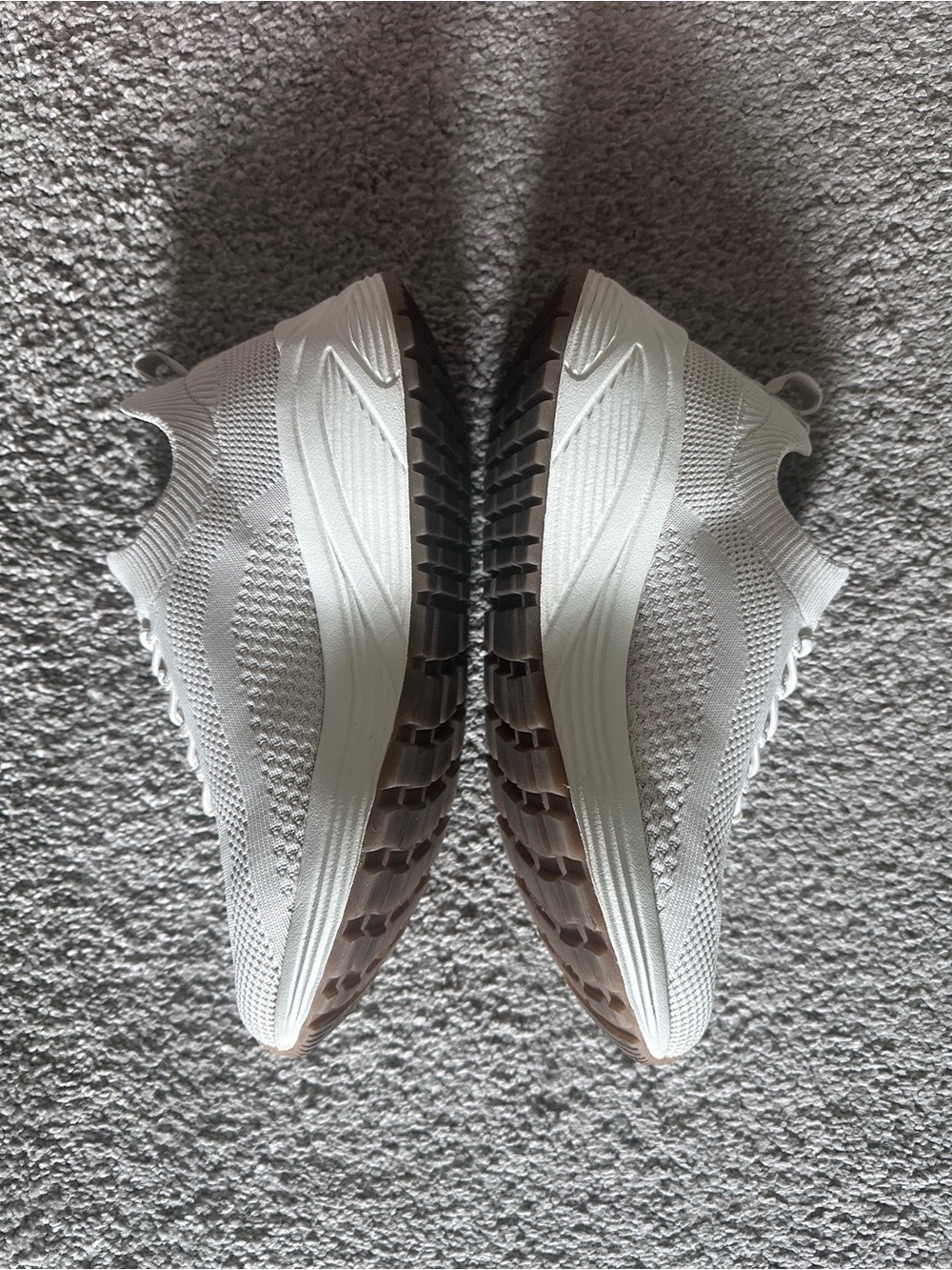 Skechers Women’s All-White/Cream Slip-On Knit Sneakers - Picture 2 of 5